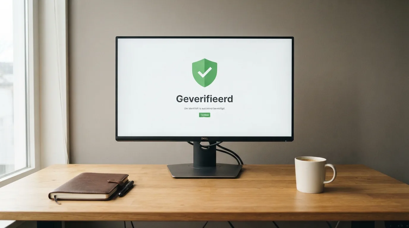 Computerscherm met het Cruks-register en een KSA-vergunning
