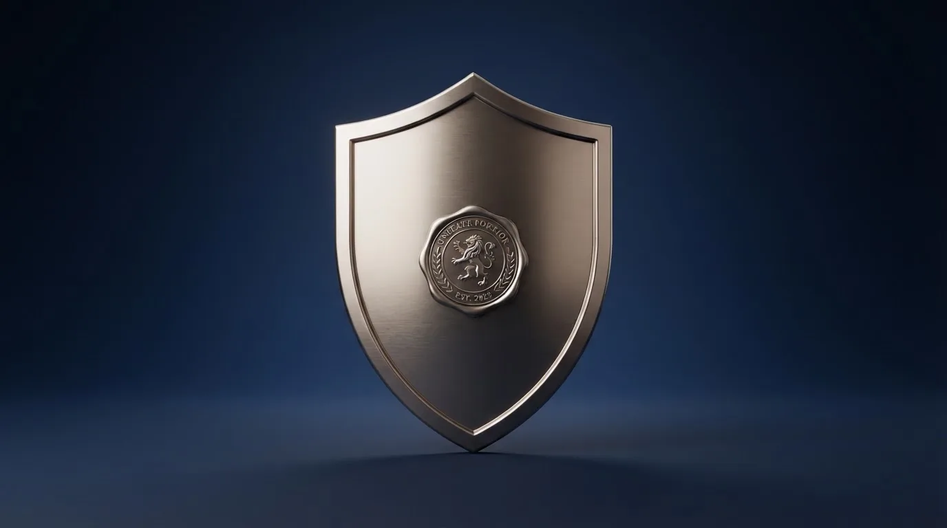 Het Ksa-logo op een casino-webpagina naast een vergunningnummer